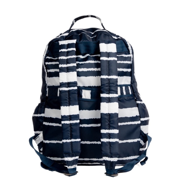 Puddle Jumper SE Packable Backpack, Navy Stripe, NWT - Picture 2 of 3